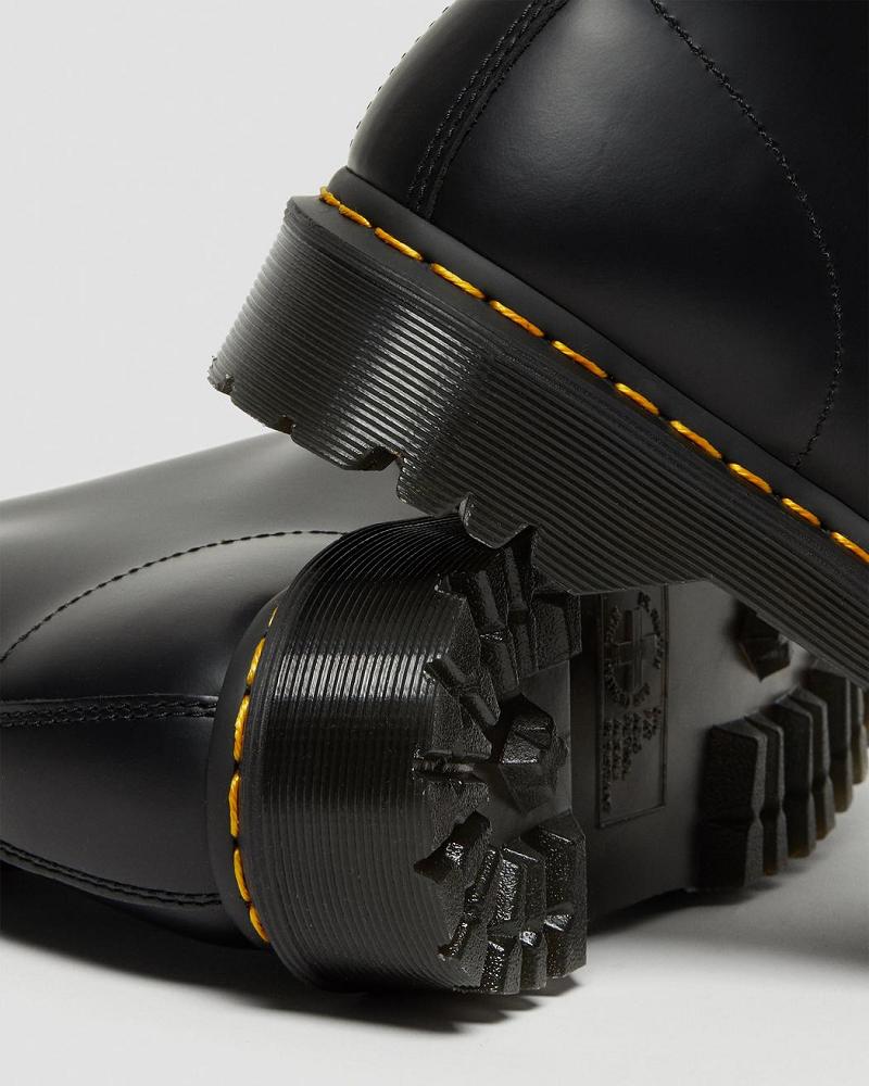 Dr Martens 101 Bex Smooth Lær Ankelstøvletter Herre Svarte | Norge 393PJJ
